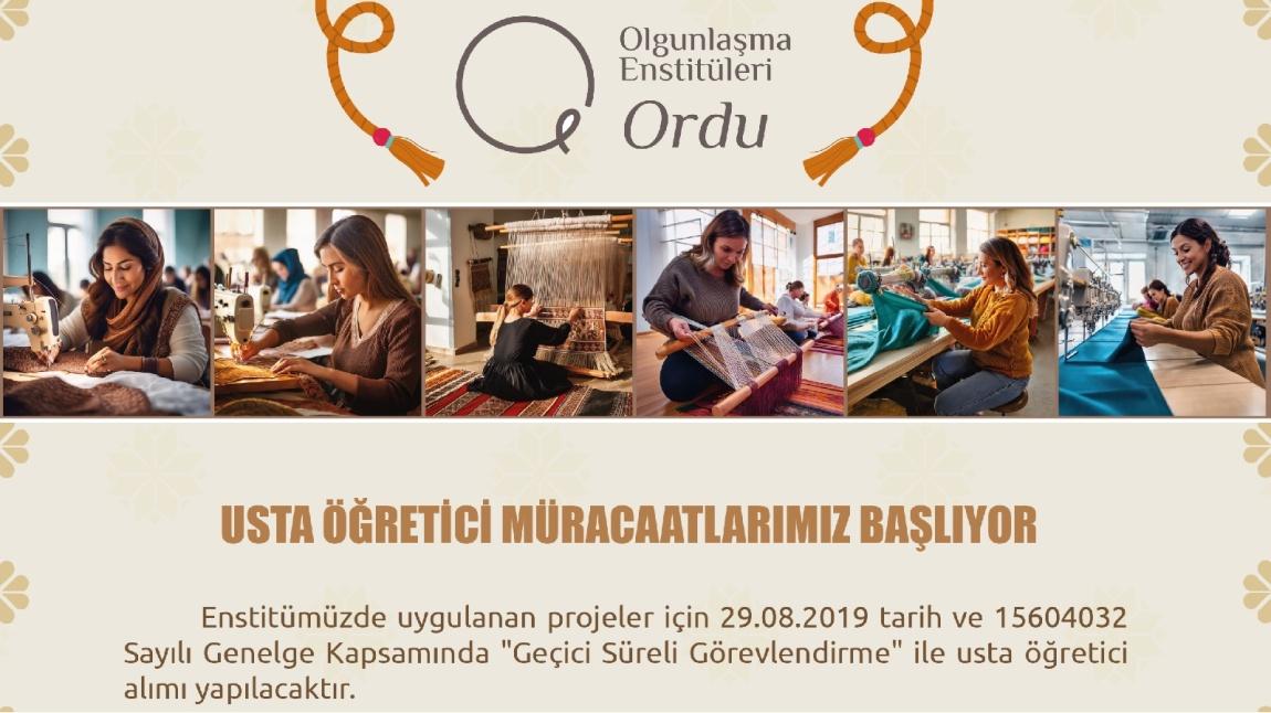 USTA ÖĞRETİCİ MÜRACAATLARIMIZ BAŞLIYOR